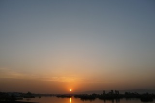 Blick vom Campingplatz in Bamako