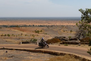 Geoff auf dem Falaise de Bandiagaraplatteau